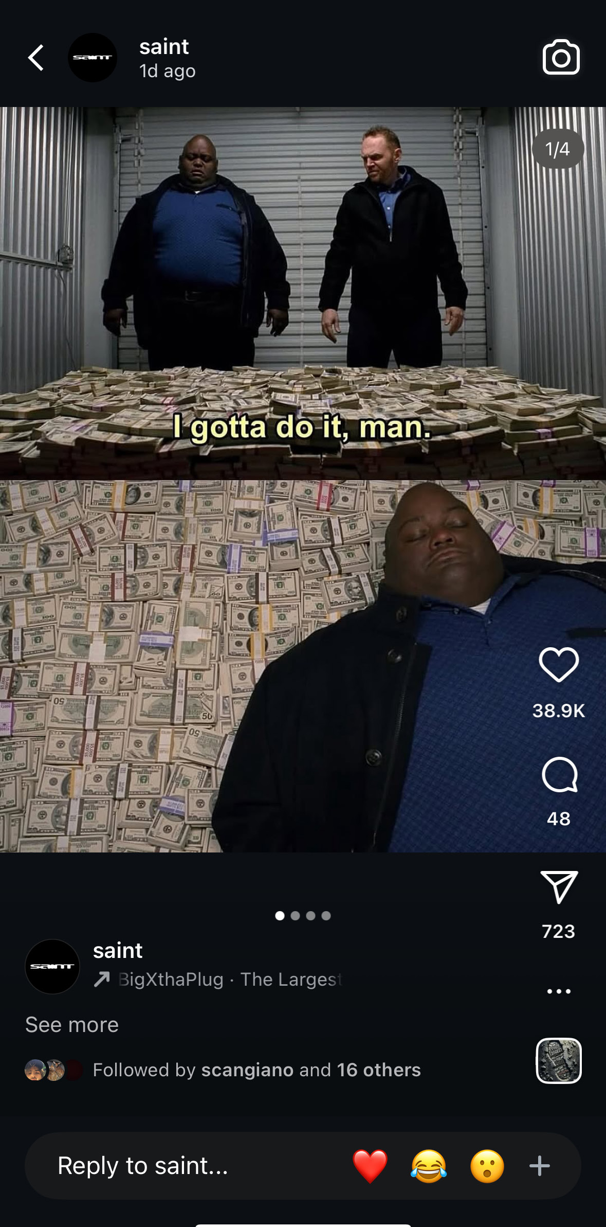 BigXthaPlug on Saint